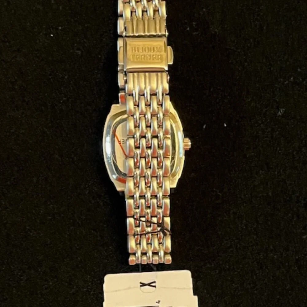 BIJOUX TERNER Women’s Bracelet Watch Stainless Steel band-NEW Battery